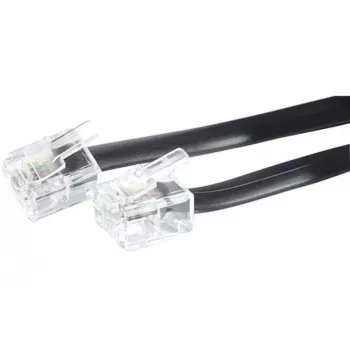 Telefono kabelis Hypertec 288100-HY 2 m Juodas RJ-11