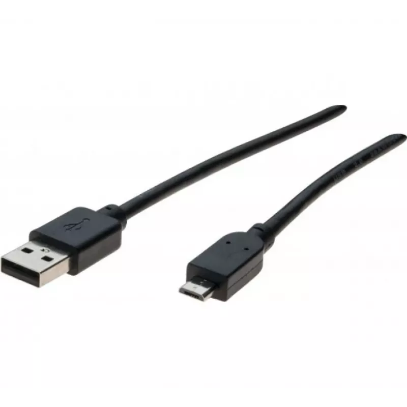 Hypertec 352453-HY USB kabelis USB 2.0 1 m USB A Micro-USB B Juoda