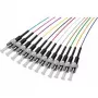 Hypertec 392256-HY InfiniBand/šviesolaidinis kabelis 2 m 12x ST Pigtail Įvairiaspalvis