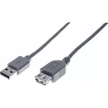 Hypertec 532412-HY USB laidas USB 2.0 1 m USB A Pilkas