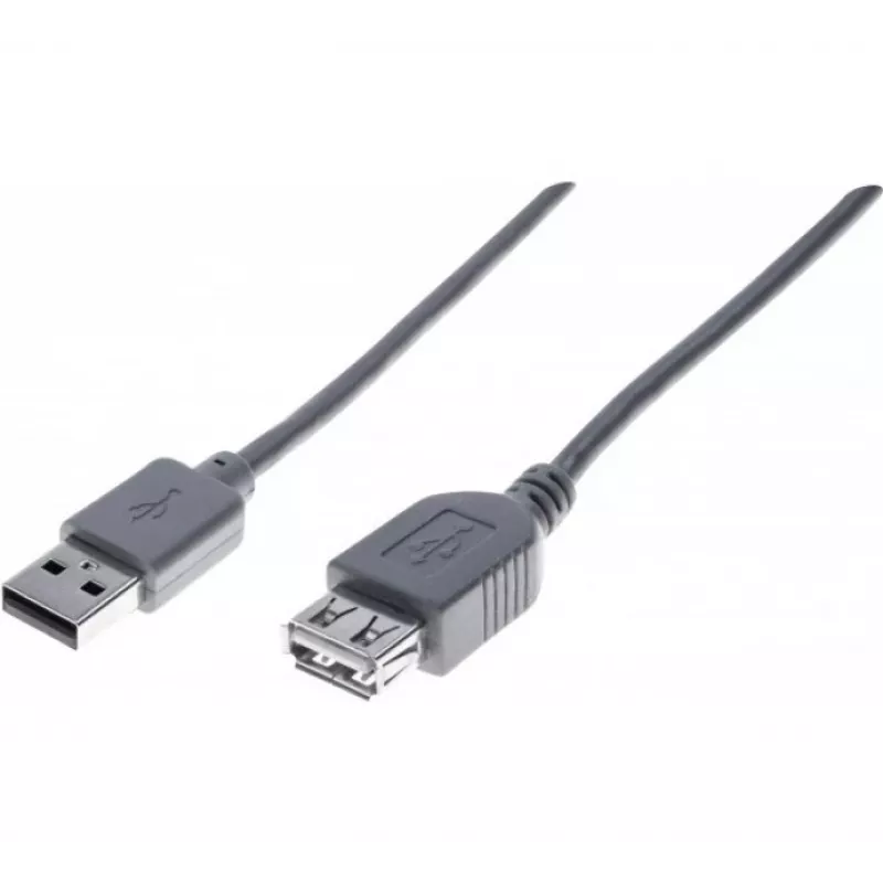 Hypertec 532412-HY USB laidas USB 2.0 1 m USB A Pilkas