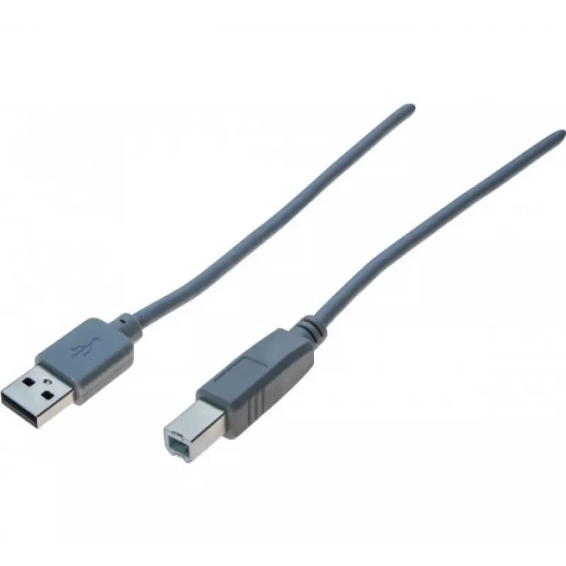 Hypertec 532512-HY USB laidas USB 2.0 2 m USB A USB B Pilka