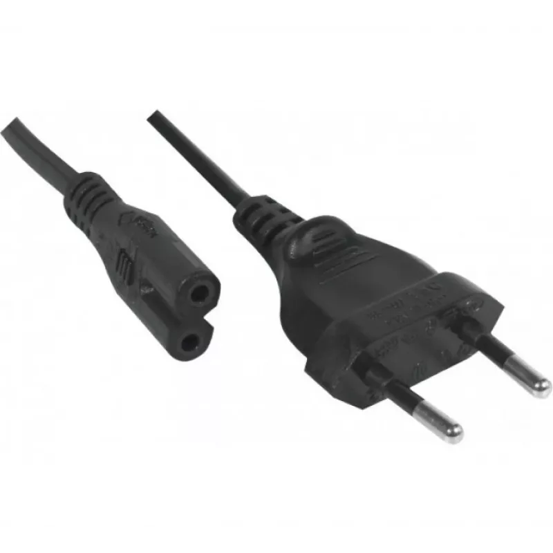 Hypertec 808312 juodas 5 m C7 jungtis CEE7/16