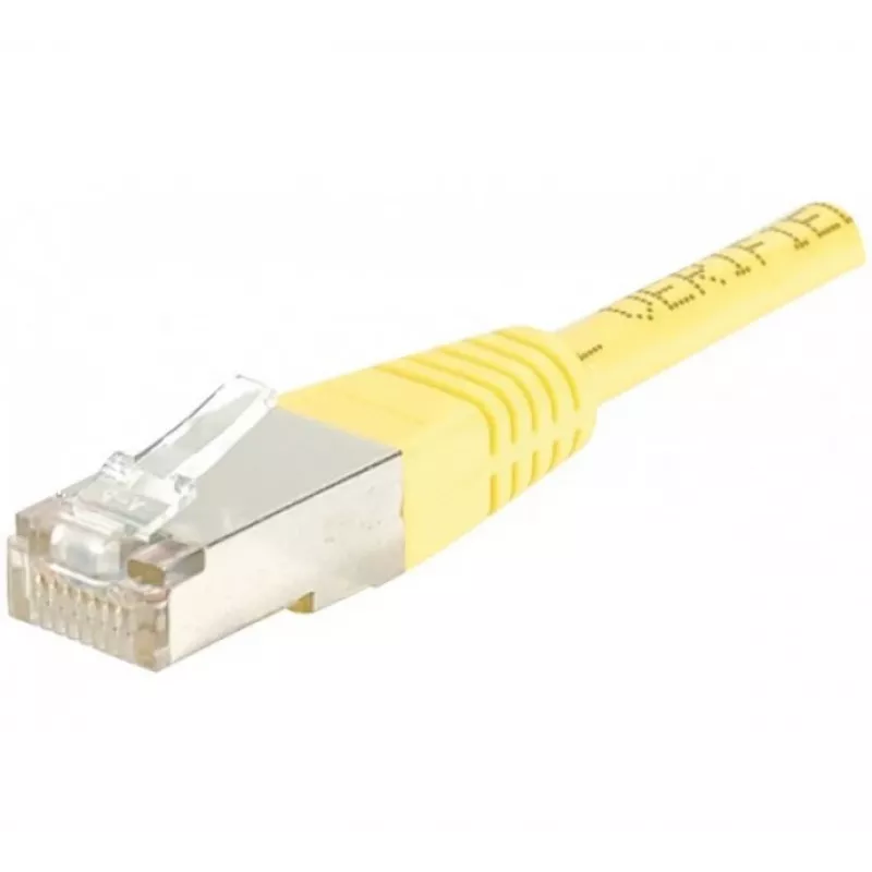 Hypertec 857080-HY tinklo kabelis geltonas 0,15 m Cat5e F/UTP (FTP)