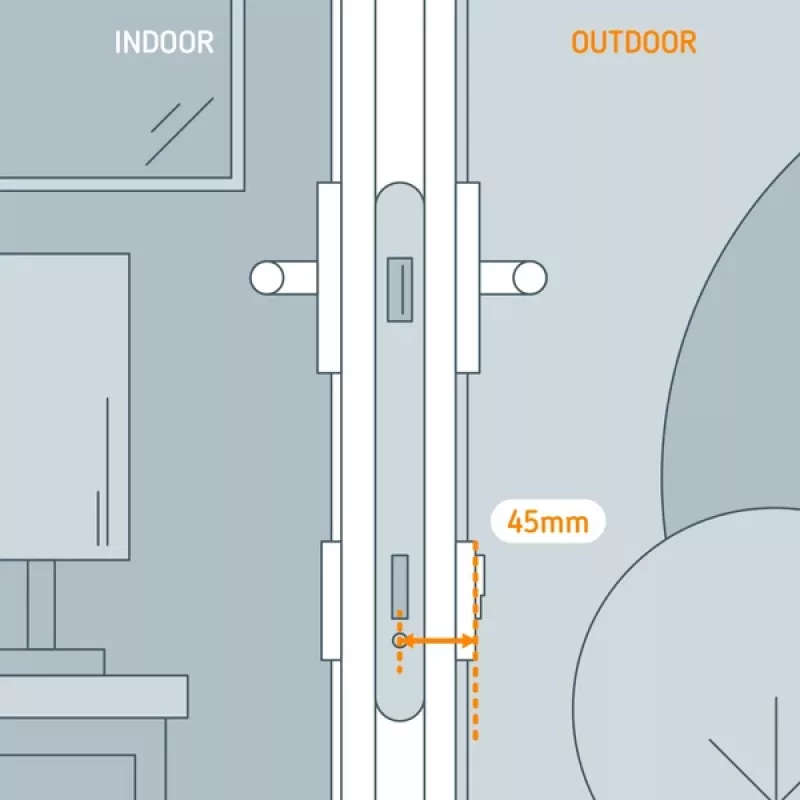 Netatmo NDL-E45 išmaniosios spynos priedas prailginimo rinkinys