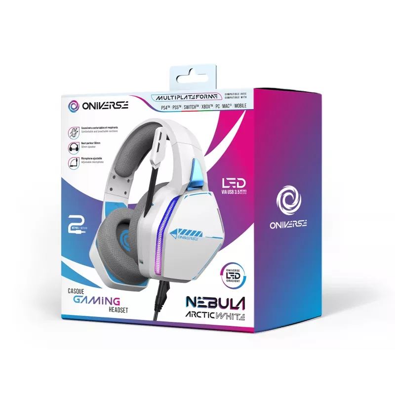 Oniverse Gaming Headset Nebula - Arctic White (Multiplatform)