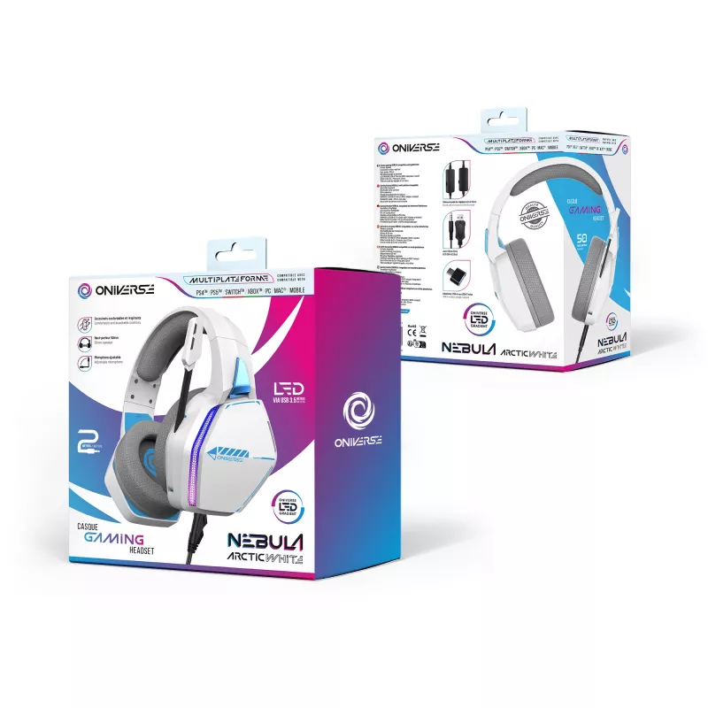 Oniverse Gaming Headset Nebula - Arctic White (Multiplatform)