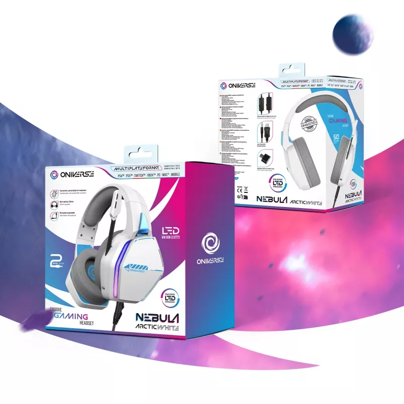 Oniverse Gaming Headset Nebula - Arctic White (Multiplatform)