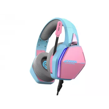 Oniverse Gaming Headset Nebula - Diva Pink (Multiplatform), Wired, Gaming, 20 - 20000 Hz, 356 g, Headset, Žydra, Pink