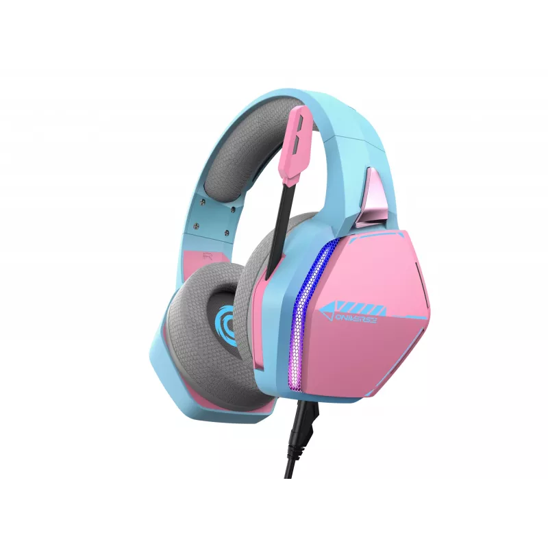 Oniverse Gaming Headset Nebula - Diva Pink (Multiplatform), Wired, Gaming, 20 - 20000 Hz, 356 g, Headset, Žydra, Pink