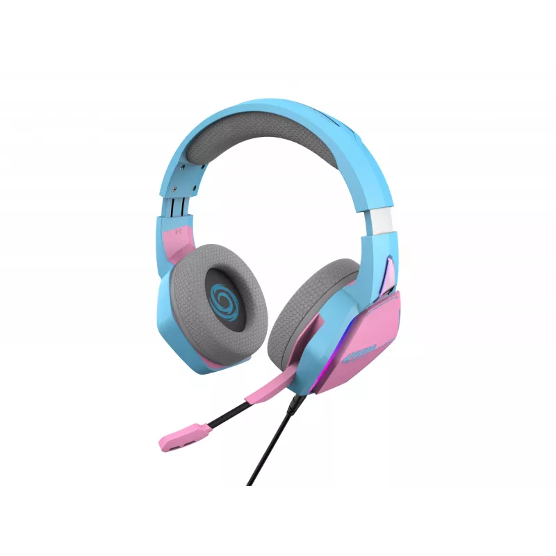 Oniverse Gaming Headset Nebula - Diva Pink (Multiplatform), Wired, Gaming, 20 - 20000 Hz, 356 g, Headset, Žydra, Pink