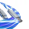 Oniverse mikro USB įkrovimo laidas su LED - 2 metrai - baltas (kelių platformų)