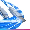 Oniverse mikro USB įkrovimo laidas su LED - 2 metrai - baltas (kelių platformų)