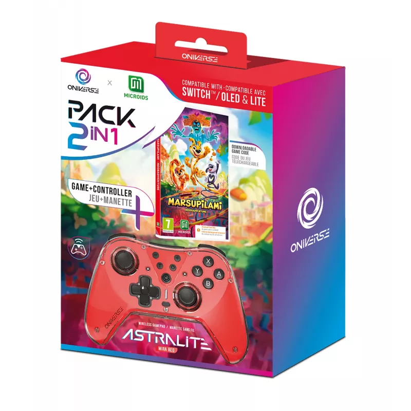 Oniverse Bundle Code in Box Marsupilami + valdiklis (Switch - PC - Mobile)
