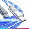 Oniverse USB-C į USB-C greito įkrovimo kabelis – 2 metrai – LED (Daugiaplatformis)
