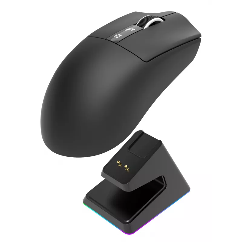 Oniverse - Belaidė žaidimų pelė Vanguard + Dokas - Nocta Juoda (PC)