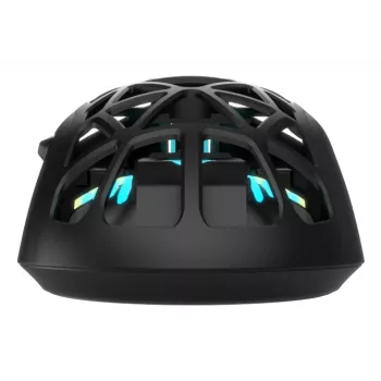 Oniverse - Laidinė žaidimų pelė Kryo - Nocta Juoda (PC), abiem rankoms tinkama, optinė, USB Type-A, 13800 DPI, juoda