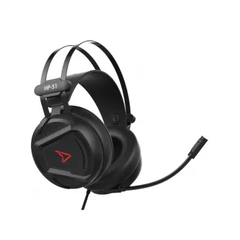 Steelplay Wired 3D Headset - Hp51 - Juoda (Multi), Laidinis, Žaidimams, 20 - 20000 Hz, 329 g, Ausinės, Juoda, Raudona