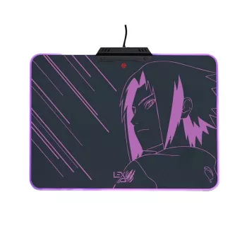 Lexip Sasuke „Revenge“ Naruto Shippuden pelės kilimėlis – su standžiu mikro-tekstūruotu paviršiumi ir RGB apšvietimu