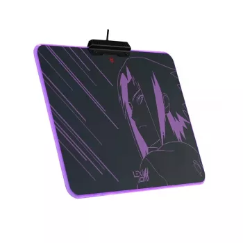 Lexip Sasuke „Revenge“ Naruto Shippuden pelės kilimėlis – su standžiu mikro-tekstūruotu paviršiumi ir RGB apšvietimu