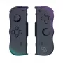 Lexip Adventure Twinpads Juoda (Switch), žaidimų pultelis, Nintendo Switch, Nintendo Switch OLED, fiksavimo mygtukas, D-pad, namų mygtukas, analoginis / skaitmeninis, belaidis, Bluetooth