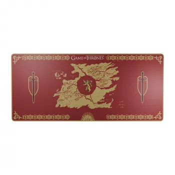 Lexip HBO Game of Thrones - Lannister Edition žaidimų pelės kilimėlis raudonas