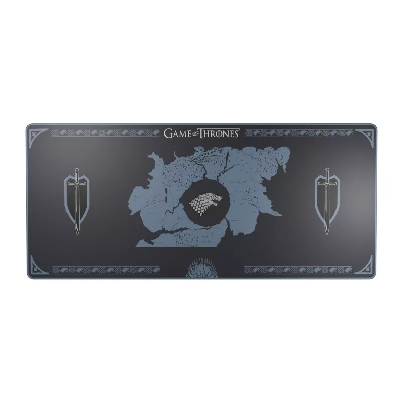 Lexip HBO Game of Thrones – Stark Edition žaidimų pelės kilimėlis juoda, mėlyna, balta