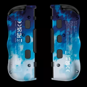 Lexip X CRUNCHYROLL - SUNG JIN-WOO TWIN PADS WL, žaidimų pultelis, Nintendo Switch 2, D-pad, krypties mygtukai, analoginis / skaitmeninis, belaidis, mėlynas, baltas