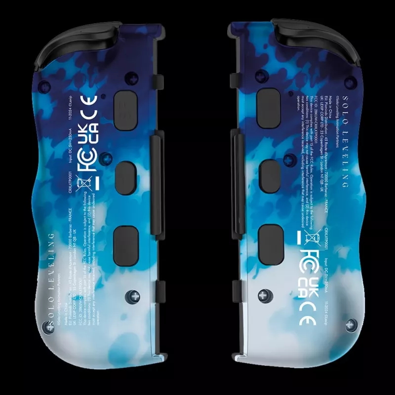 Lexip X CRUNCHYROLL - SUNG JIN-WOO TWIN PADS WL, žaidimų pultelis, Nintendo Switch 2, D-pad, krypties mygtukai, analoginis / skaitmeninis, belaidis, mėlynas, baltas