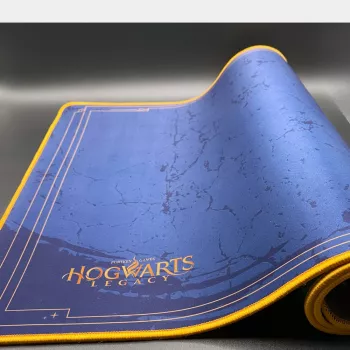 Lexip Premium XXL pelės kilimėlis Ancient Magic - Hogwarts Legacy, mėlynas, auksinis, vienspalvis, neoprenas, neslystanti pagrindas, žaidimų pelės kilimėlis