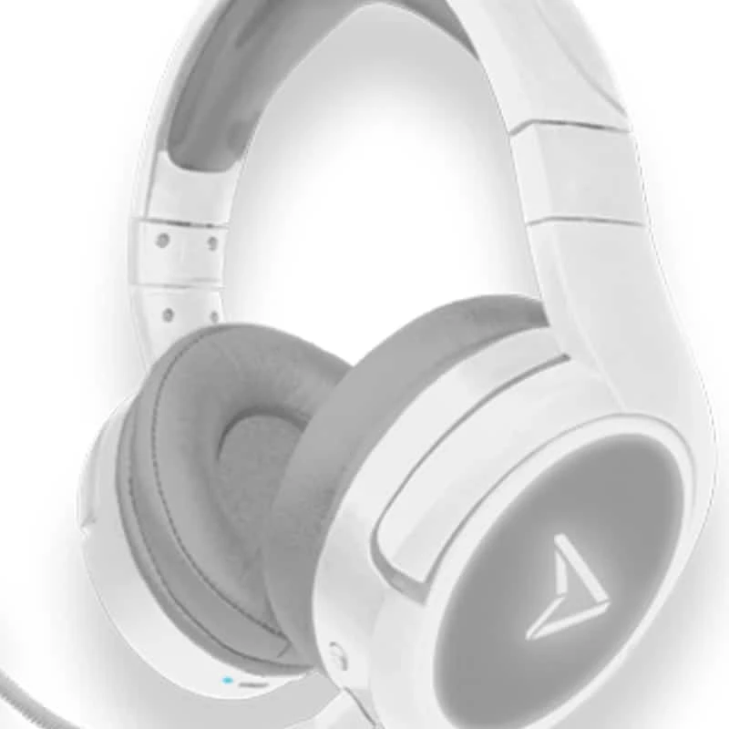 Steelplay Bluetooth Headset- Impulse White (Multi), laidinės ir belaidės, žaidimams, 20 - 20000 Hz, 305 g, ausinės, šviesiai pilkos, baltos