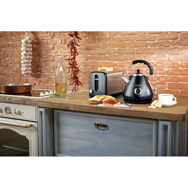 Gorenje T1100CLBK 6 2 riekėm(s) 1100 W Juoda
