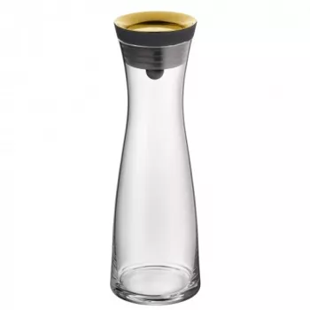WMF Basic vandens dekanteris 1,0 aukso dizainas, Dekanteris, 1 l, Auksinė, Juoda, Skaidri, Stiklas, Apvalus, Köhler & Wilms