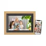 Braun DigiFrame 10B skaitmeninis nuotraukų rėmelis Juodas, Medis 25,6 cm (10,1 colio) Jutiklinis ekranas Wi-Fi