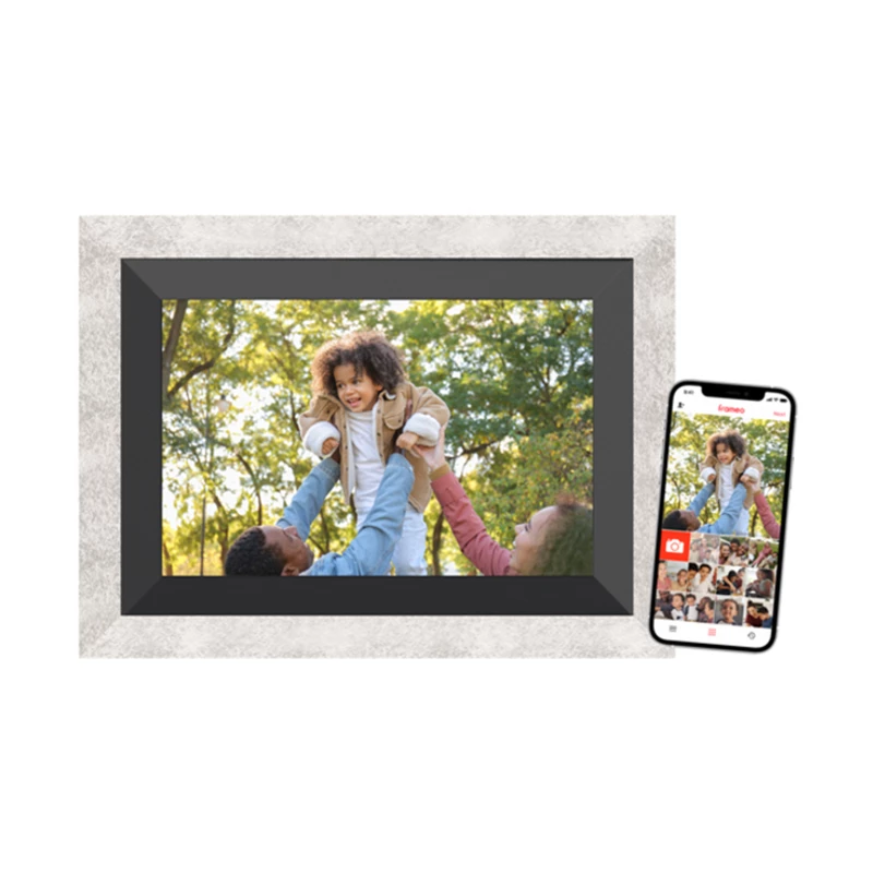 Braun DigiFrame 10B skaitmeninis nuotraukų rėmelis juodas, pilkas 25,6 cm (10,1 colio) jutiklinis ekranas Wi-Fi