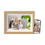 Braun DigiFrame 10W skaitmeninis nuotraukų rėmelis Baltas, Medis 25,6 cm (10,1 colio) Jutiklinis ekranas Wi-Fi