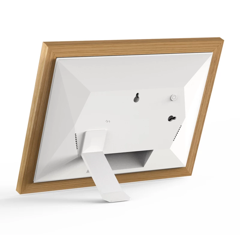 Braun DigiFrame 10W skaitmeninis nuotraukų rėmelis Baltas, Medis 25,6 cm (10,1 colio) Jutiklinis ekranas Wi-Fi