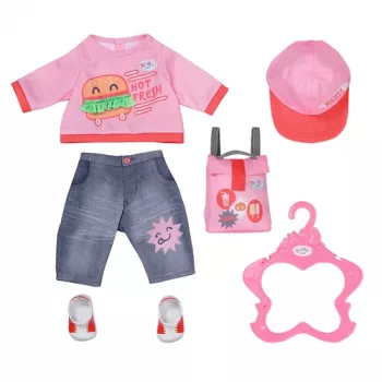 BABY born Snack Shop Outfit 43cm lėlių drabužių rinkinys