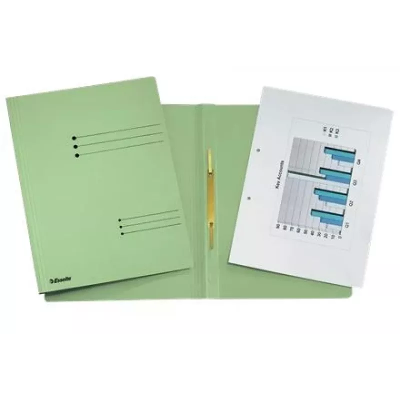 Esselte 621058 aplankas Kartonas Žalias A4