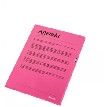 Esselte aplankas 105my A4 dėžutėje 100 vnt., A4, polipropilenas (PP), raudona, portretinė, 220 mm, 1 mm