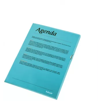Esselte aplankas 105my A4 dėžutėje po 100, A4, polipropilenas (PP), mėlynas, vertikalus, 220 mm, 1 mm