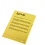 Esselte aplankas 105my A4 dėžutėje po 100, A4, polipropilenas (PP), geltonas, vertikalus, 220 mm, 1 mm