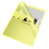 Esselte aplankas 105my A4 dėžutėje po 100, A4, polipropilenas (PP), geltonas, vertikalus, 220 mm, 1 mm