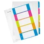 Leitz Indices Printable PP A4+ 1-5 WOW, skaitmeninis skirtukų žymeklis