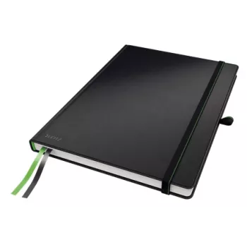 Leitz Notebook Complete A4 languotas 96 g 80 lapų, juodas