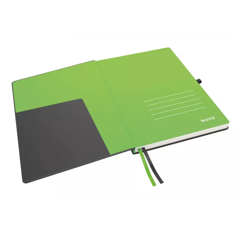 Leitz Notebook Complete A4 liniuotas 96 gramai 80 lapų, juoda, A4, kietas viršelis