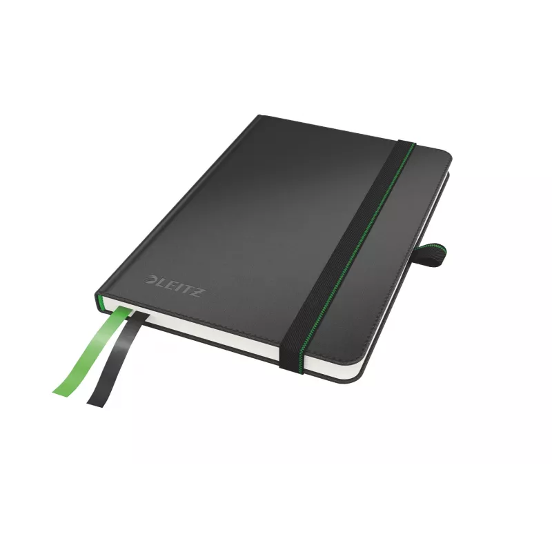 Leitz Notebook Complete A6 Linijuotas 96 gramų 80 lapų, Juoda, A6, Kietas viršelis