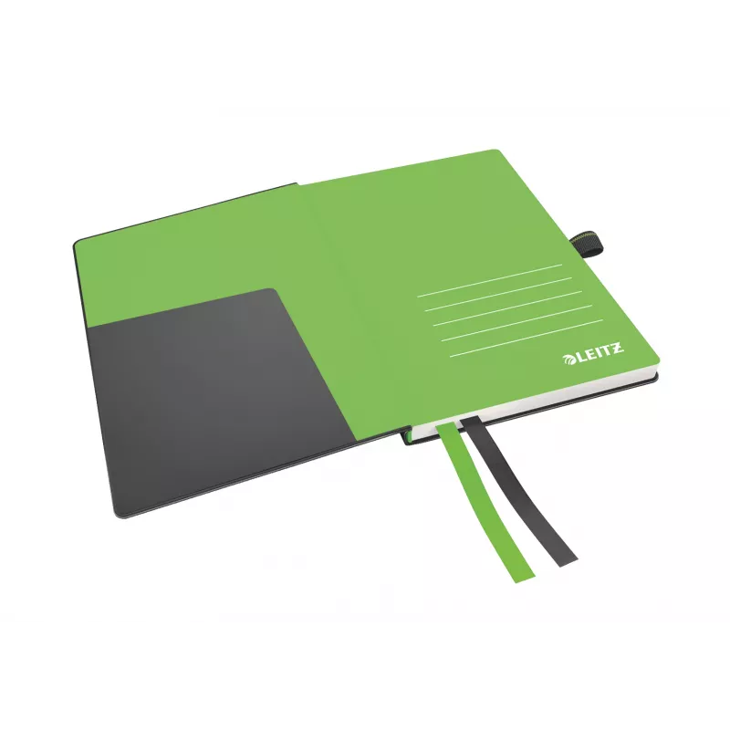 Leitz Notebook Complete A6 Linijuotas 96 gramų 80 lapų, Juoda, A6, Kietas viršelis