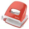 Leitz Hole Punch 5008 NeXXt, 2 skylės 30 lapų, 30 lapų, Raudona, Metalinis, 8 cm, A6, 5.5 mm