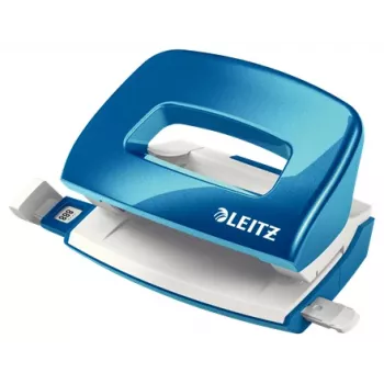 Leitz NeXXt Hole Punch WOW Mini 2 skylučių / 10 lapų, 10 lapų, Mėlyna, Plastikas, 8 cm, 5,5 mm, A4